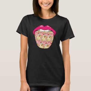 Hen Lips Eggs Farm Bauer Huhn T-Shirt
