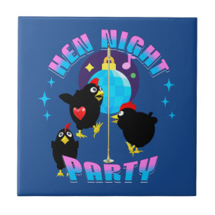 Hen Night Party Funny Junggeselinnen-Abschied Fliese