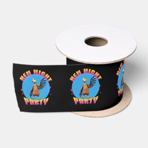 Hen Night Party Funny Junggeselinnen-Abschied Satinband