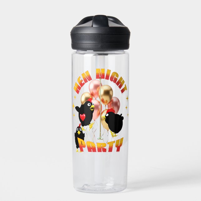 Hen Night Party Funny Junggeselinnen-Abschied Trinkflasche (Vorderseite)