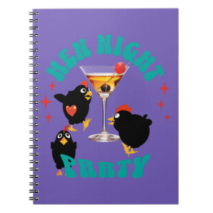 Hen Night Party, Junggeselinnen-Abschied Funny Hen Notizblock