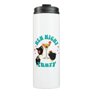 Hen Night Party, Junggeselinnen-Abschied Funny Hen Thermosbecher