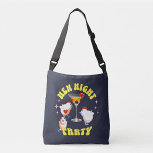 Hen Night Party, Junggeselinnen-Abschied Funny Hen Tragetaschen Mit Langen Trägern