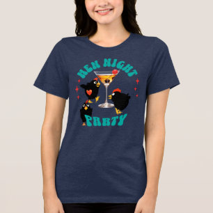 Hen Night Party, Junggeselinnen-Abschied Funny Hen Tri-Blend Shirt