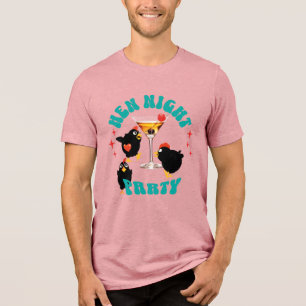Hen Night Party, Junggeselinnen-Abschied Funny Hen Tri-Blend Shirt