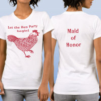 Hen Party Bachelorette Trauzeugin T - Shirt