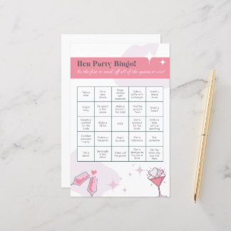 Hen Party Bingo | Hen Do | Eisbrecher | Hochzeit