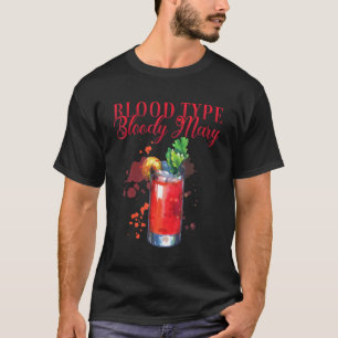 Hen Party Blood Type Bloody Mary Cocktail für Bart T-Shirt