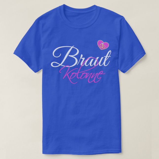 Hen Party Bridal Bridal Säule 4 T-Shirt (Design vorne)