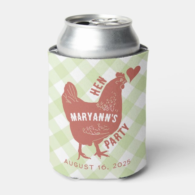 Hen Party Chicken Bachelorette Dosenkühler (Kanne Vorderseite)