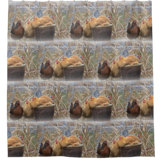 Hen Party Duschvorhang (Vorderseite)