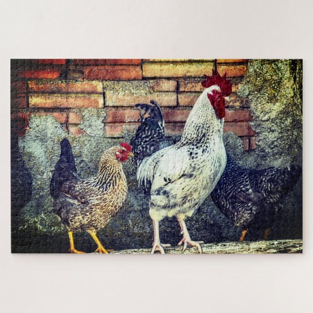 Hen Party Puzzle (Horizontal)