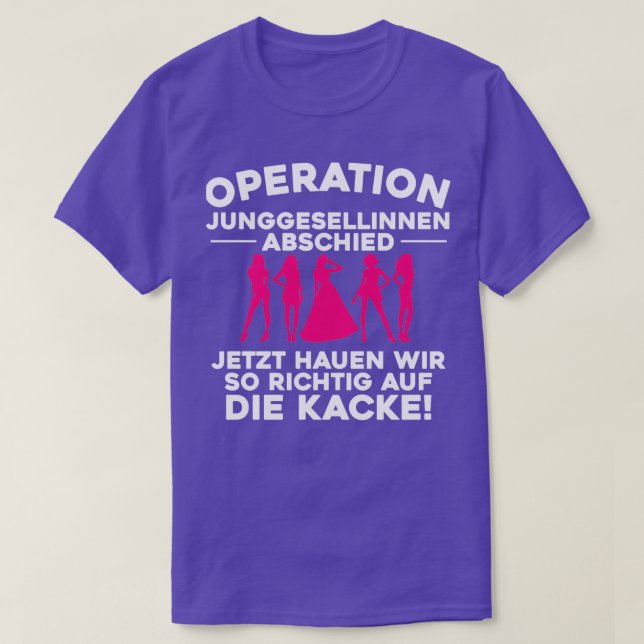 Hen Party Team Bride Geschenk 3 T-Shirt (Design vorne)