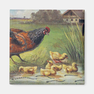Hen und Ducklings Magnet