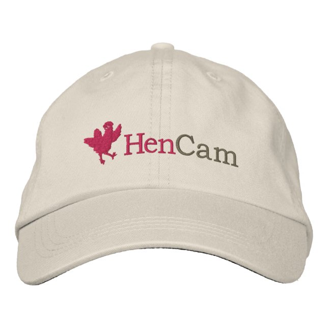 HenCam Baseball Cap Bestickte Baseballkappe (Vorderseite)
