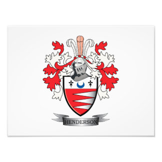 Henderson Familienwappen Coat of Arms Fotodruck