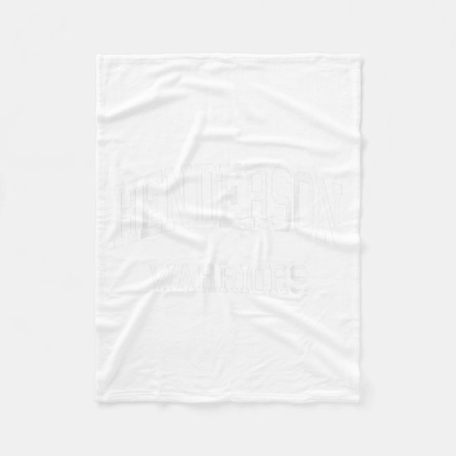 Henderson High School Hs West Chester Pa Retro Spo Fleecedecke (Vorderseite)