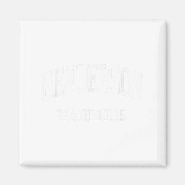 Henderson High School Hs West Chester Pa Retro Spo Magnet (Vorne)