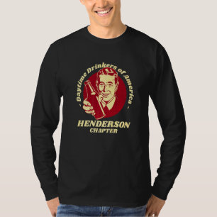 Henderson Kapitel Tages Trinker Bier Brauen T-Shirt