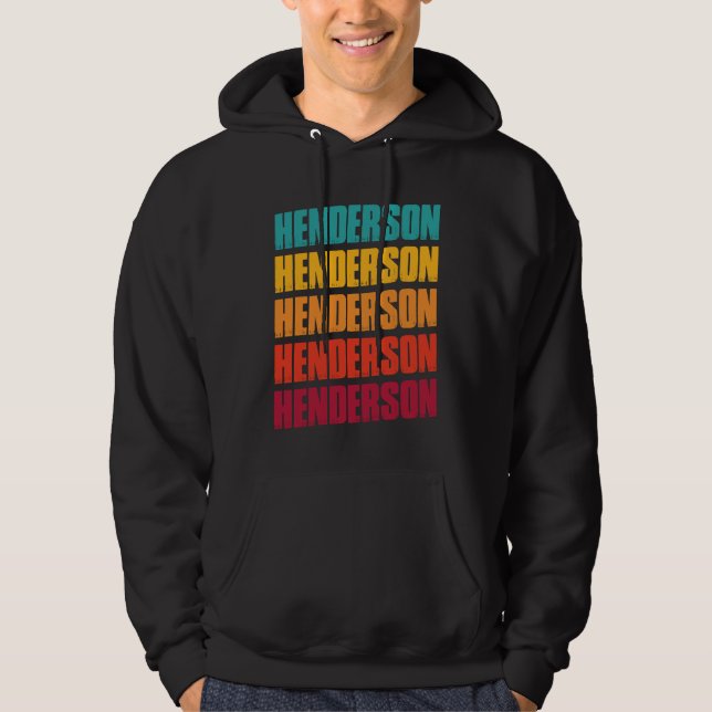 Henderson Nevada Souvenir  Retro Vintage Henderson Hoodie (Vorderseite)