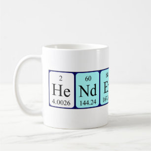 Henderson Periodenname Tasse