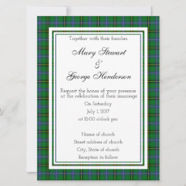 Henderson Scottish Wedding Einladung