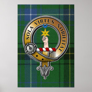 Henderson Tartan & Abzeichen Poster