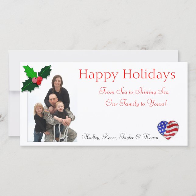 Henderson-Weihnachtskarten Feiertagskarte (Vorderseite)