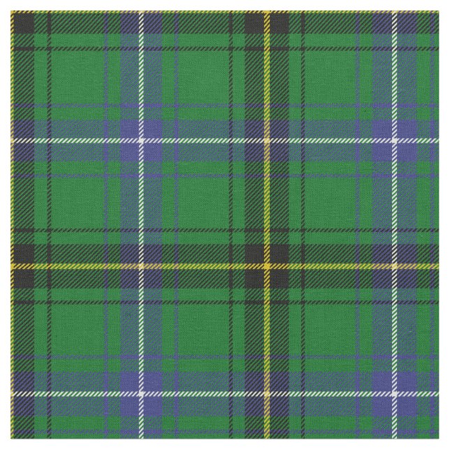 Hendersontartan-Druck Stoff (Nahaufnahme)