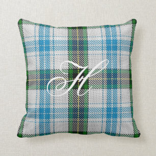 Hendersontartan-Monogramm-Kissen Kissen
