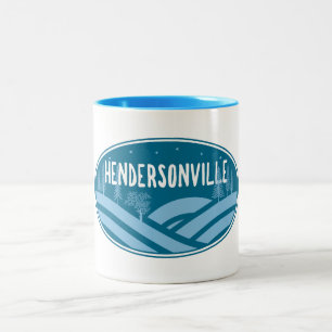 Hendersonville North Carolina Außenbereich Zweifarbige Tasse