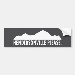Hendersonville North Carolina Bitte Autoaufkleber
