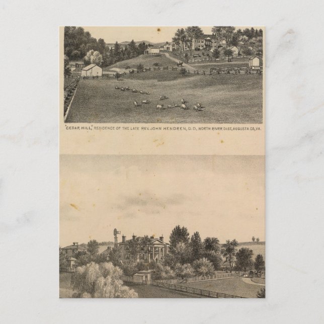 Hendren-Residenzen Postkarte (Vorderseite)