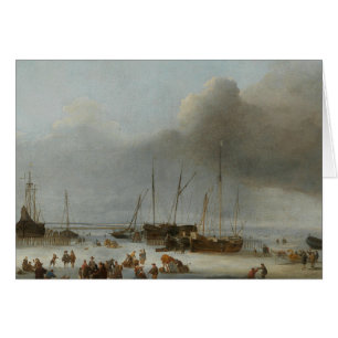 Hendrick Dubbels - Ice-Skaten auf dem Ostdock