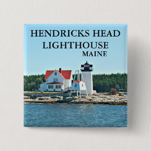 Hendricks Head Lighthouse, Maine Button
