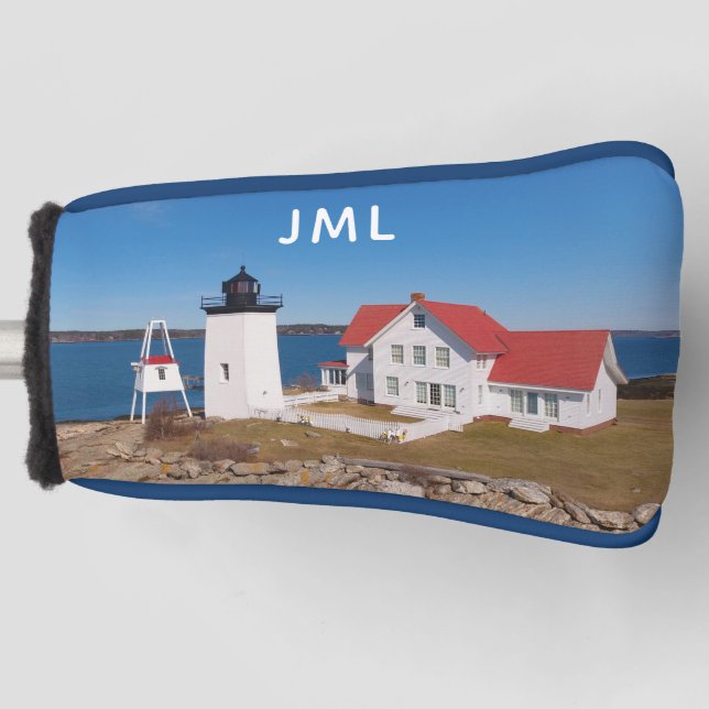 Hendricks Head Maine Lighthouse Golf Headcover (Vorderseite)