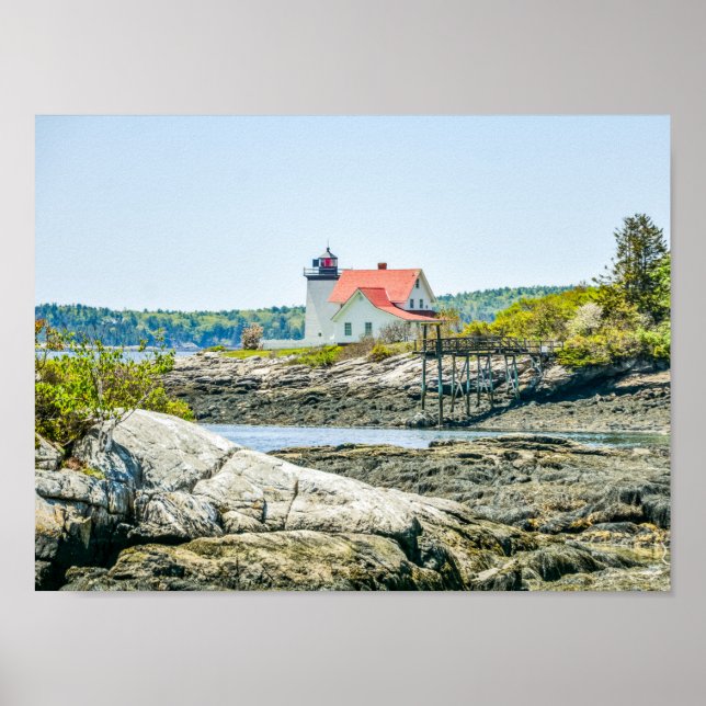 Hendricks Head Maine Lighthouse Poster (Vorne)