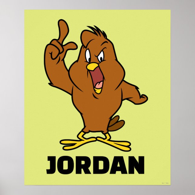 Henery Hawk Yelling Poster (Vorne)
