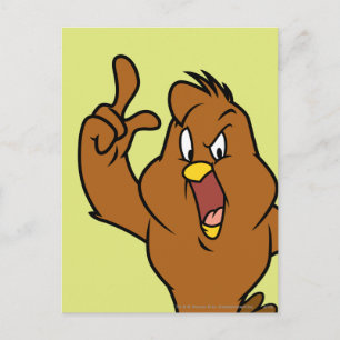 Henery Hawk Yelling Postkarte