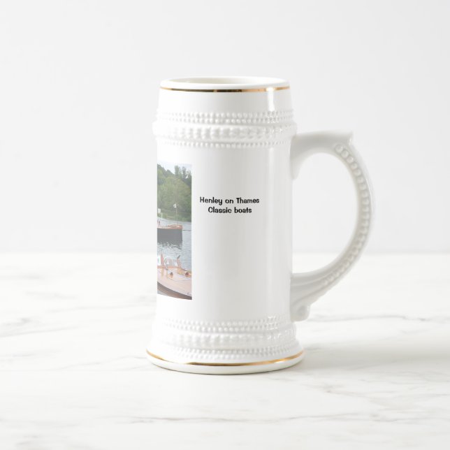 Henley auf Themse-Klassikerbooten Bierglas (Rechts)