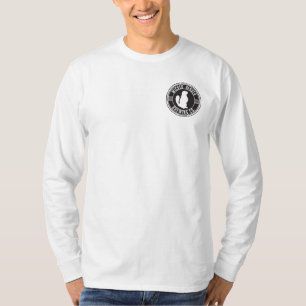 Henley die Leinwand der Männer langes T-Shirt