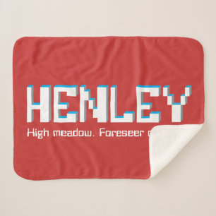 Henley Jungs nennen und verstehen Pixel Textgamer Sherpadecke