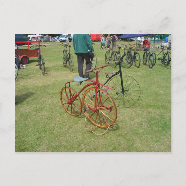 Henley on Thames, Antique Fahrräder 2 Postkarte (Vorderseite)