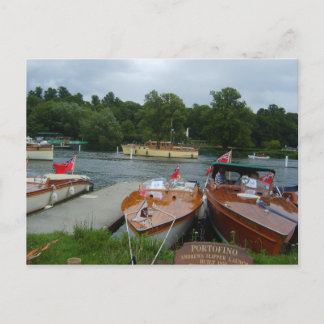 Henley on Thames, Classic Motorboote 1 Postkarte