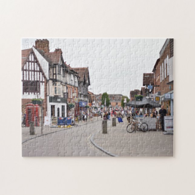 Henley Street Stratford-Upon-Avon Vereinigtes Köni Puzzle (Horizontal)