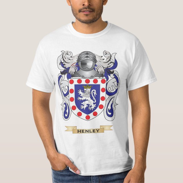 Henley Wappen (Familienwappen) T-Shirt (Vorderseite)