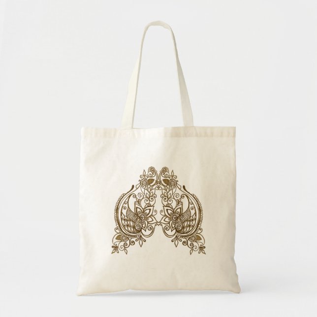 Henna Design elegante Tasche (Vorne)