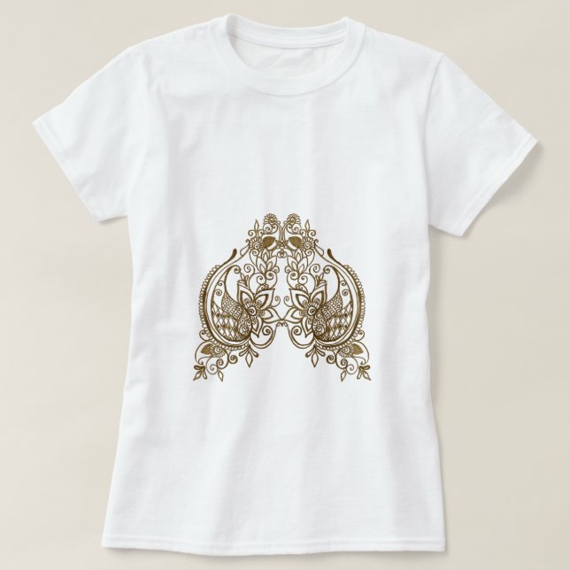 Henna Design T - Shirt (Design vorne)