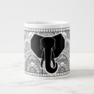 Henna-Elefant Jumbo-Tasse