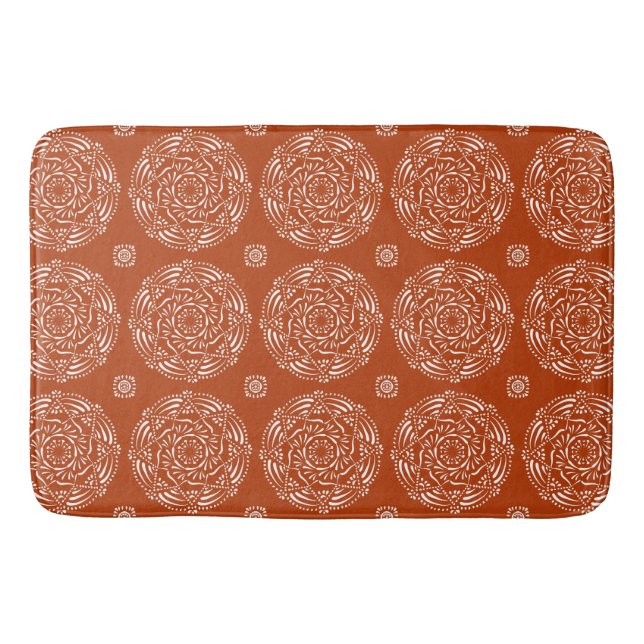 Henna Mandala Badematte (Vorderseite)